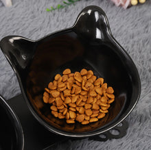 Load image into Gallery viewer, Kahe kassiga sööginõu käppadel