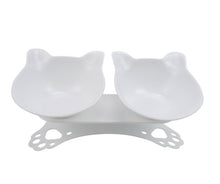 Load image into Gallery viewer, Kahe kassiga sööginõu käppadel